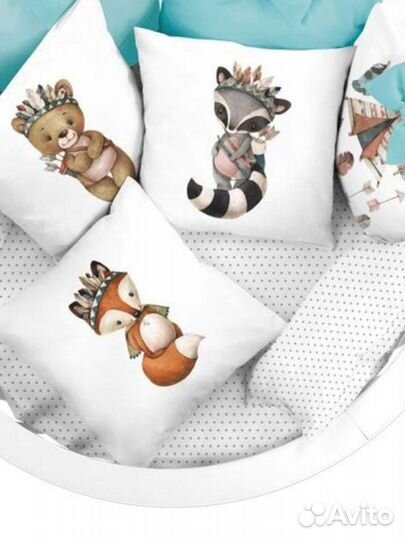 Бортики в детскую кроватку бу