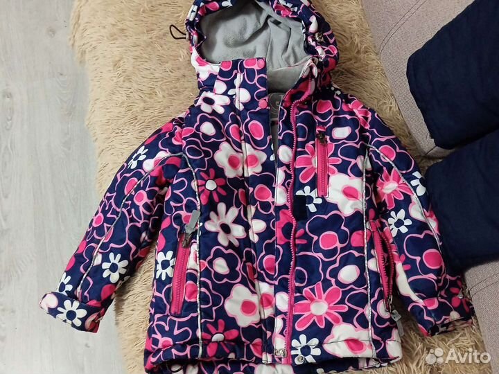 Зимний костюм для девочки 98