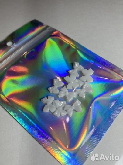 Фигурки для ногтей бантики