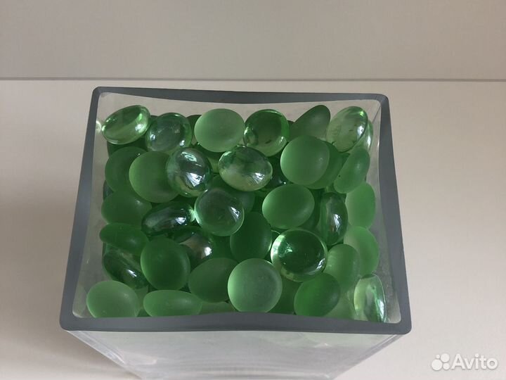 Стеклянные камни капли Марблс IKEA