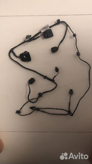 Audi Q7 проводка заднего бампера