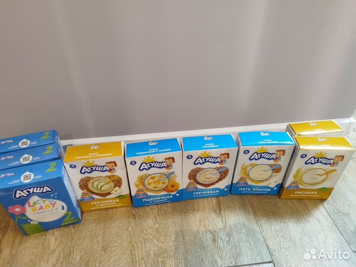 Детская молочная смесь каши агуша