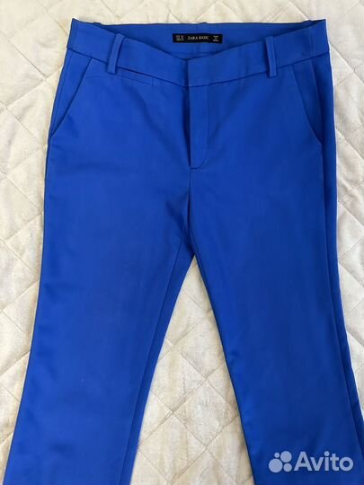 Брюки синие zara