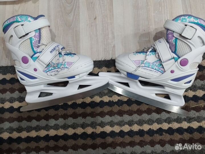 Коньки детские раздвижные 26-31рр