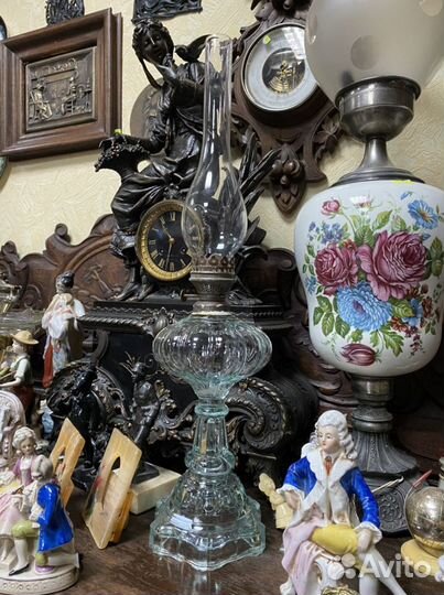 Керосиновая лампа стекло