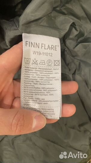 Пуховое пальто finn flare 42