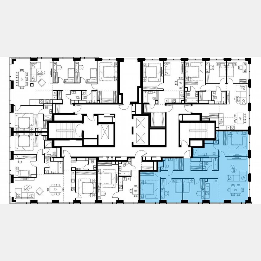 5-к. квартира, 115,8 м², 46/48 эт.