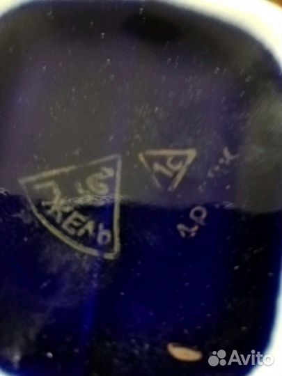 Чайник заварочный, СССР, гжель, кобальт