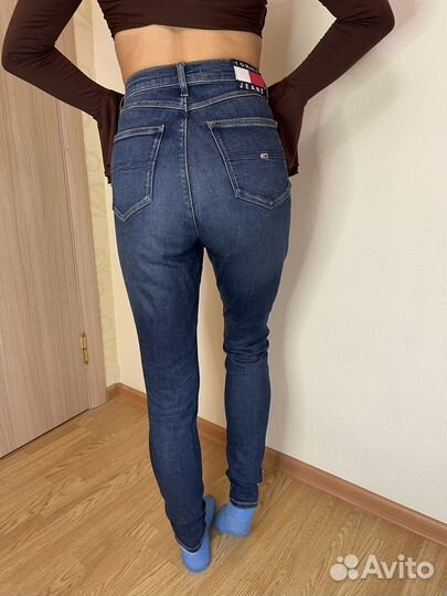 Джинсы Tommy скинни, высокая посадка 28/32