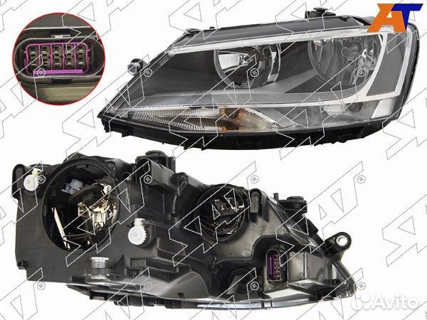 Фара VW jetta 11-19