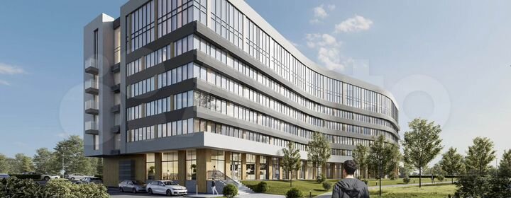 1-к. апартаменты, 68 м², 4/6 эт.