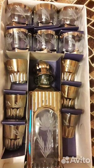 Подарочный набор Хрусталь(стаканы Графин рюмки)