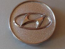 Заглушка колпачок в литые диски для Hyundai хром