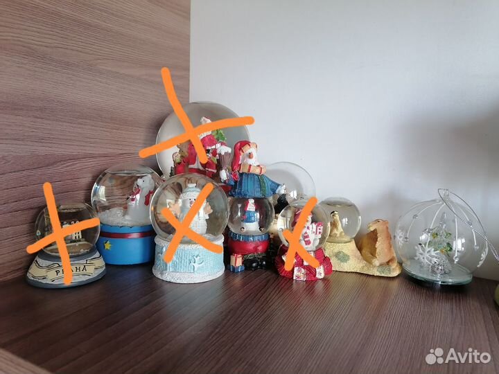 Коллекция снежных шаров