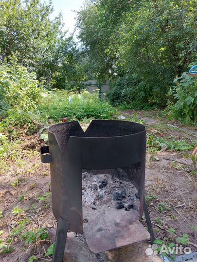 Печь с казаном на 12л