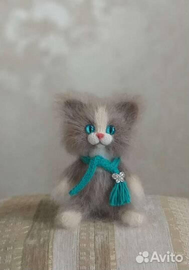 Вязаный котёнок