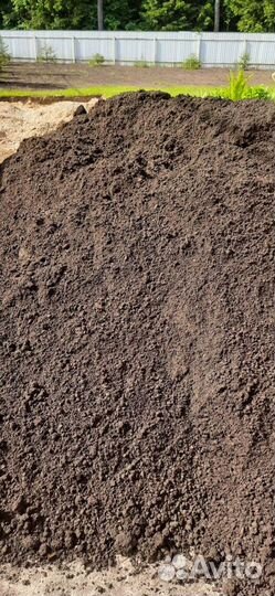 Готовый почвогрунт, чернозем, земля, песок, навоз