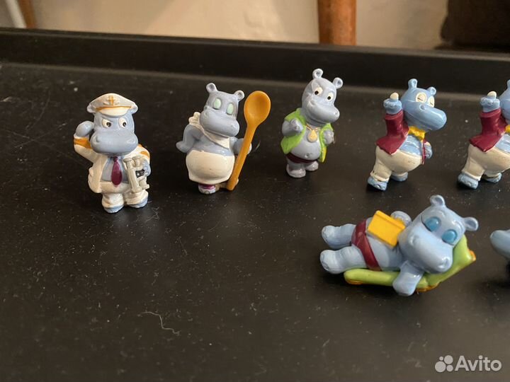 Игрушки из киндера бегемотики из 90х