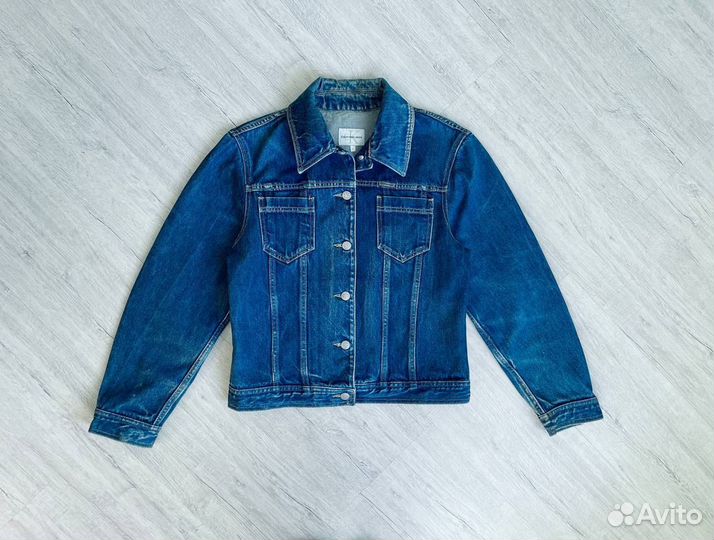 Calvin Klein джинсовая куртка 44/46