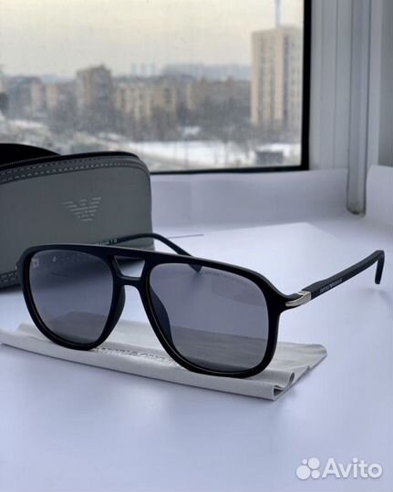 Очки emporio armani aviator авиаторы хамелеон