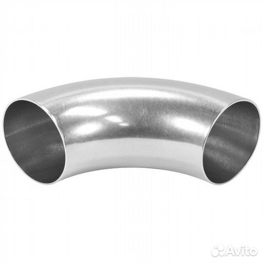 Отвод для выпускной системы - 63мм 90* SS201