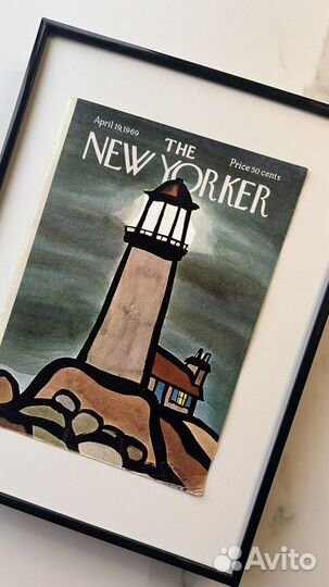 Ориг обложка The New Yorker от 19 апреля 1969