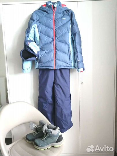 Куртка и брюки детские зимние 133-142