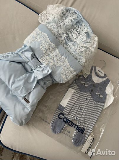 Комплект на выписку для мальчика