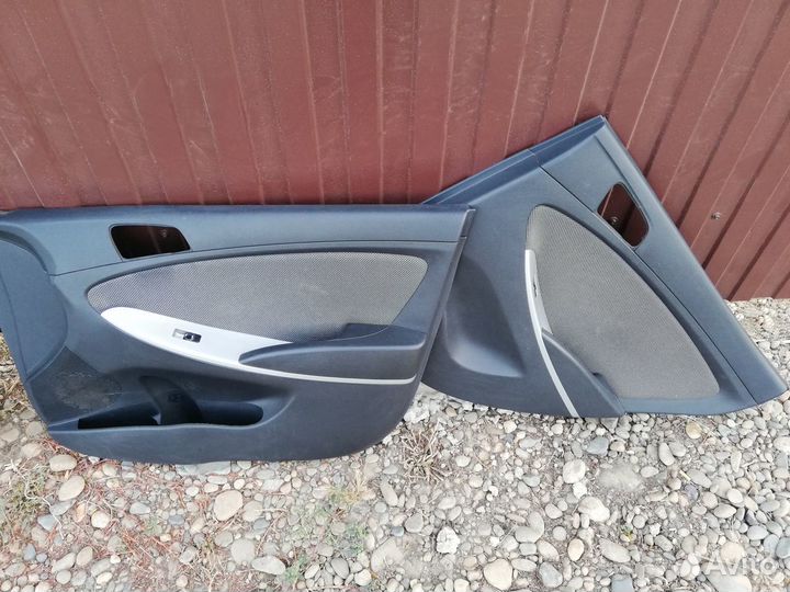 Hyundai solaris обшивки дверей