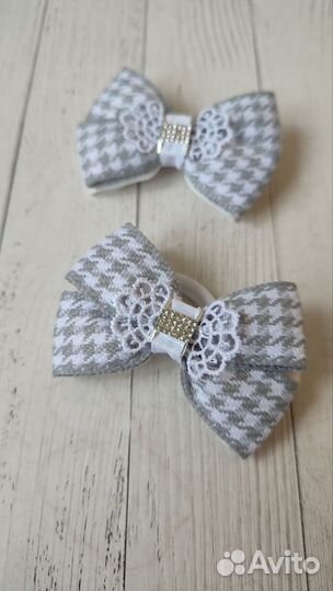 Бантики для волос ручной работы