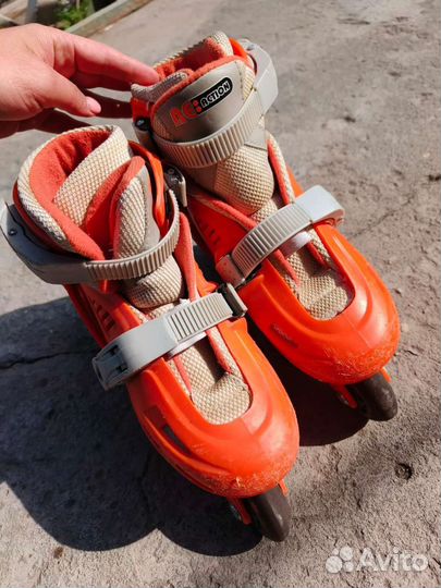 Роликовые коньки детские раздвижные