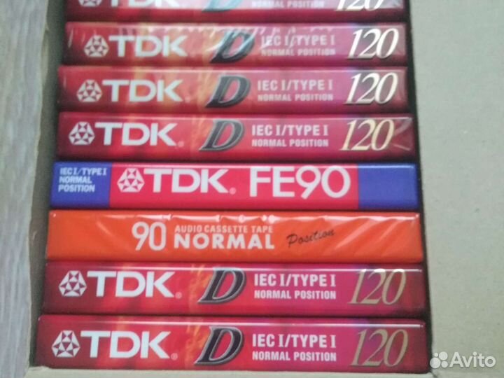 Аудиокассеты новые запечатанные