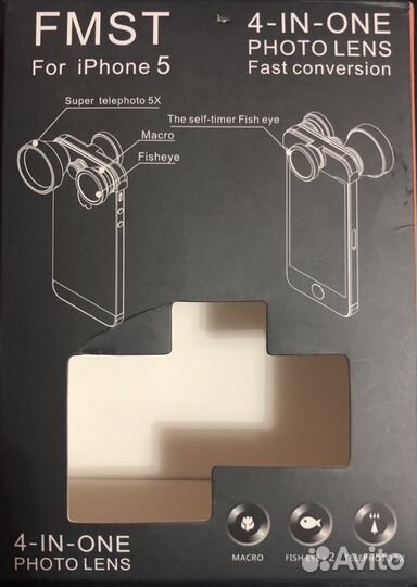 Объектив на iPhone 5, 5s, SE