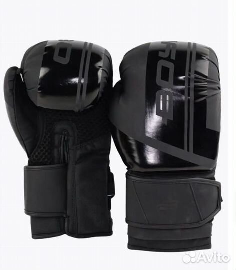 Перчатки для бокса BoyBo B-Series черные (14 oz)