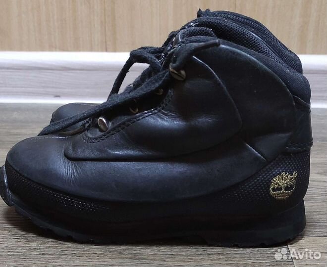Ботинки кожаные, осенние 26,timberland