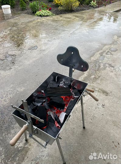 Мангал автоматический угольный