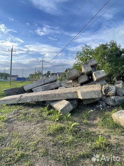 Фундаментные бетонные блоки фбс, ригеля, плиты