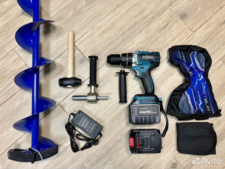 Ледобур Heimerdinger + шнек 150 + чехол