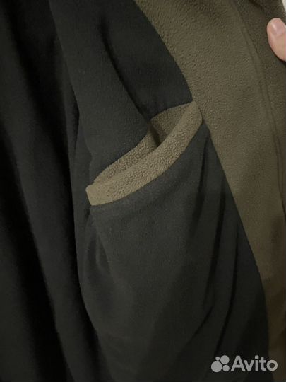 Флисовая кофта на молнии xl