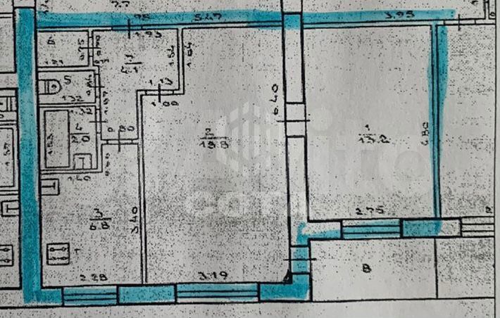2-к. квартира, 47,2 м², 9/9 эт.