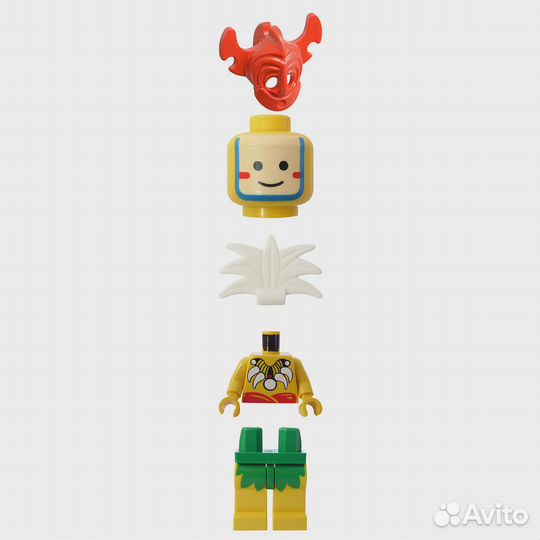 Минифигурка Lego Pirates King Kahuka with Red Mas