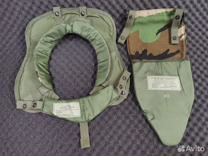 Баллистический воротник и напашник бронежилета OTV