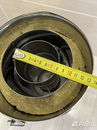 Сэндвич труба коаксильная L250mm,d80/125/190mm