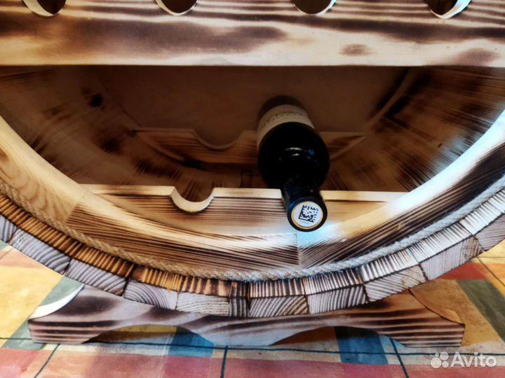 Бочка-бар на 10 винных бутылок