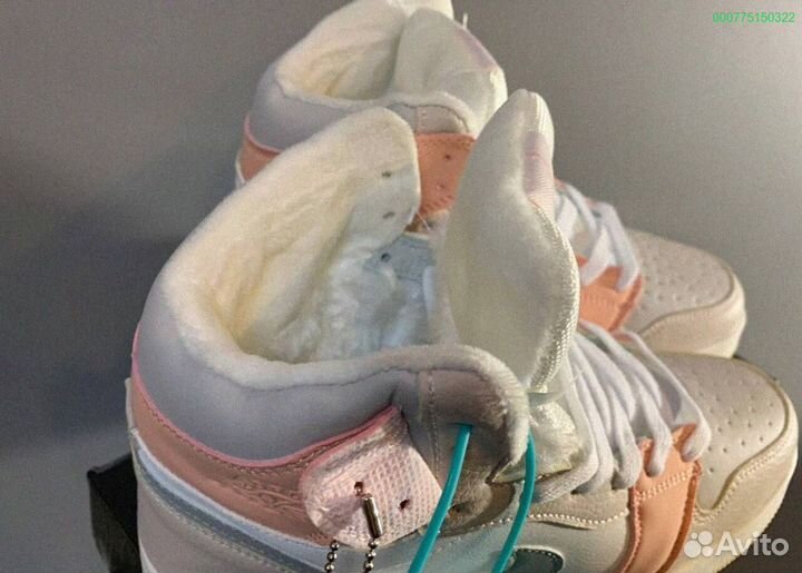 Кроссовки Nike Air Jordan тёплые (Арт.78182)