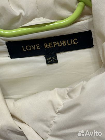 Пуховик женский love republic осень