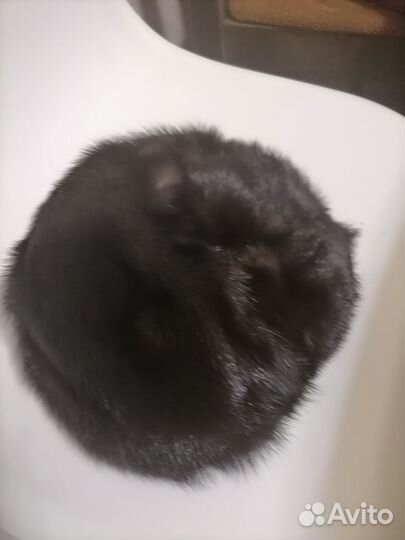 Шапка зимняя норковая женская