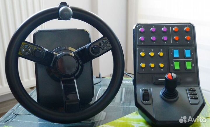 Игровой руль Logitech Heavy Equipment Bundle