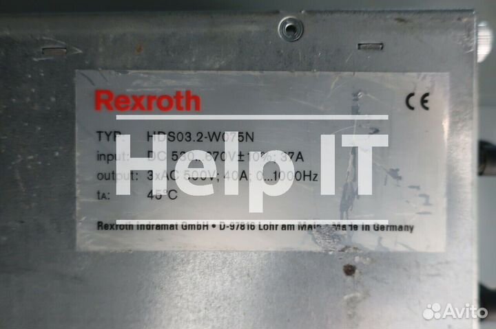 Сервоконтроллер Rexroth HDS03.2-W075N-HS12-01-FW