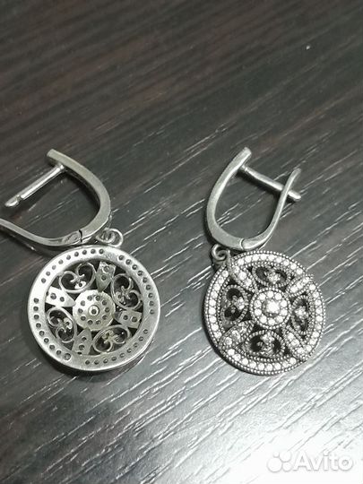 Серебряные серьги